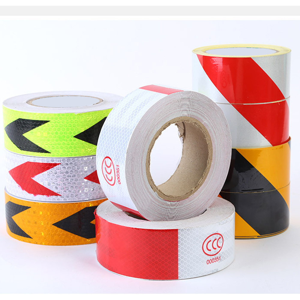 Conspicuity PET material DOT-C2 Reflective Tape for Vehicle road storage and other warning signs