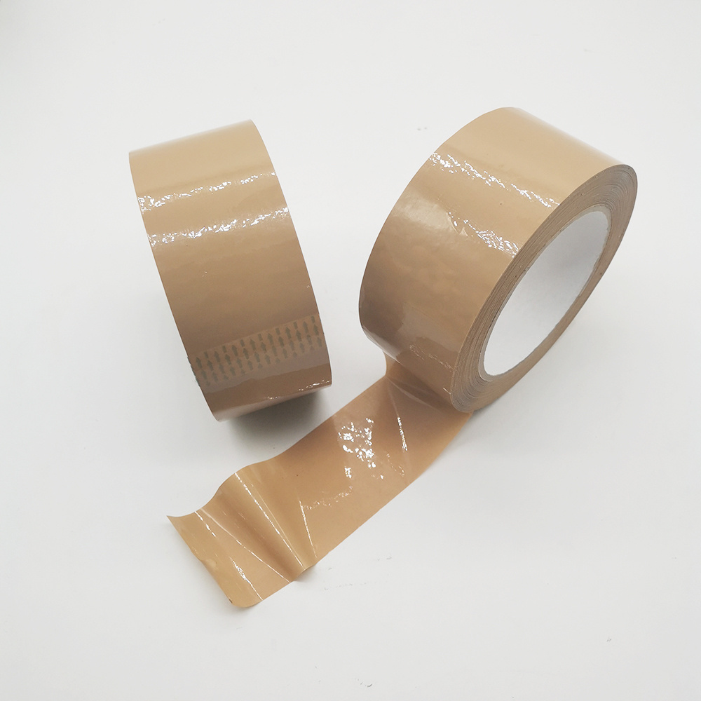 Customized easy tear opp brown clear transparent packaging adhesive no noise bopp tape