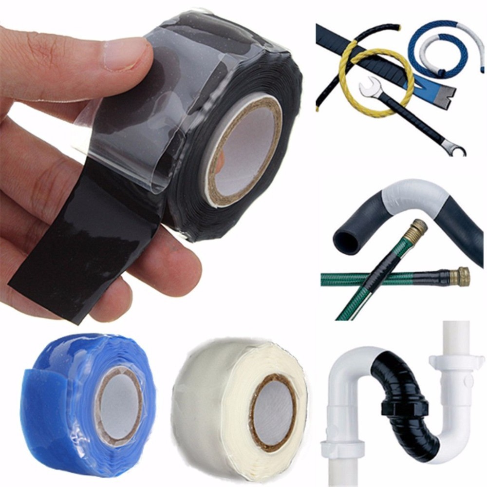 25mm colorful stop pipe leaks wrap seal pipe waterproof self fusing silicone rubber repair tape