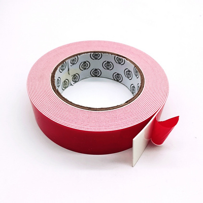 10x10mm Waterproof Red Double Sided PE Foam Tape Custom Self-Adhesive Faced Heat-Resistant Pressure Sensitive Adhesive