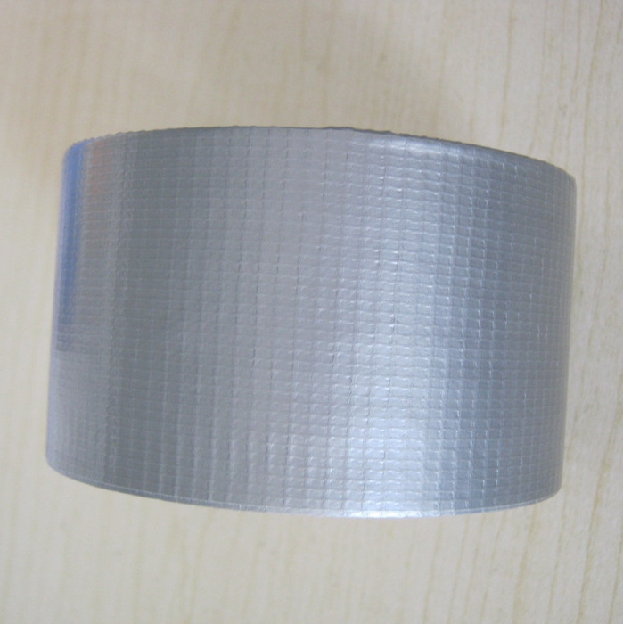 Silver/Grey black heavy duty cloth duct tape 70 mesh 27 mesh PE coating cloth tape