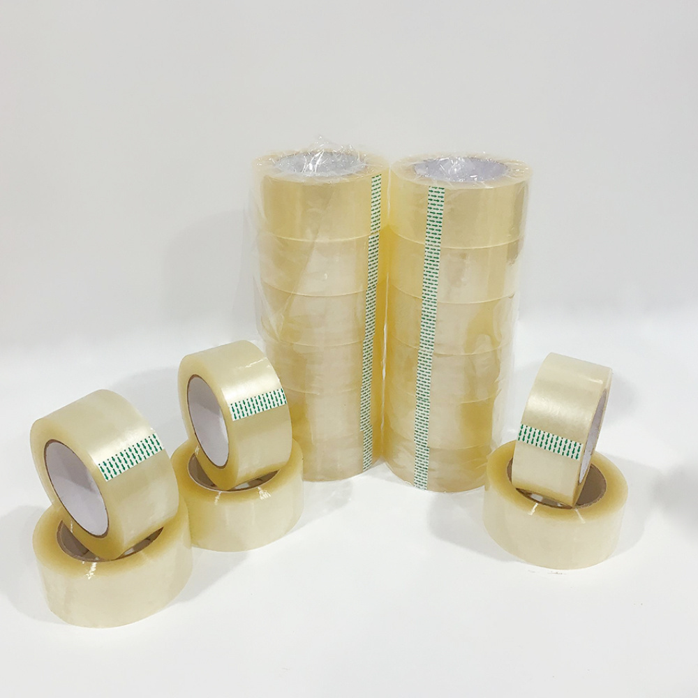 adhesive paper & film clear packing tape sticky BOPP adhesive tape carton sealing