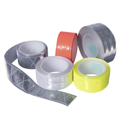 EN471 high visibility caution tape safety reflective material for clothing  high visibility reflective tape