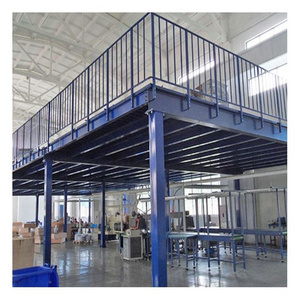 Mezzanine platform racking warehouse industrial steel mezzanine floor ladder multi floor attic racking assembled mezzanine