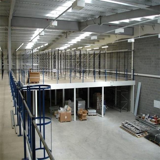 Mezzanine platform racking warehouse industrial steel mezzanine floor ladder multi floor attic racking assembled mezzanine