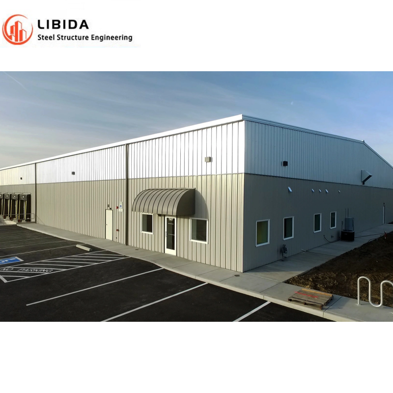 Light steel structure fabrication prefabricated/ portable building/ insulated prefab warehouse