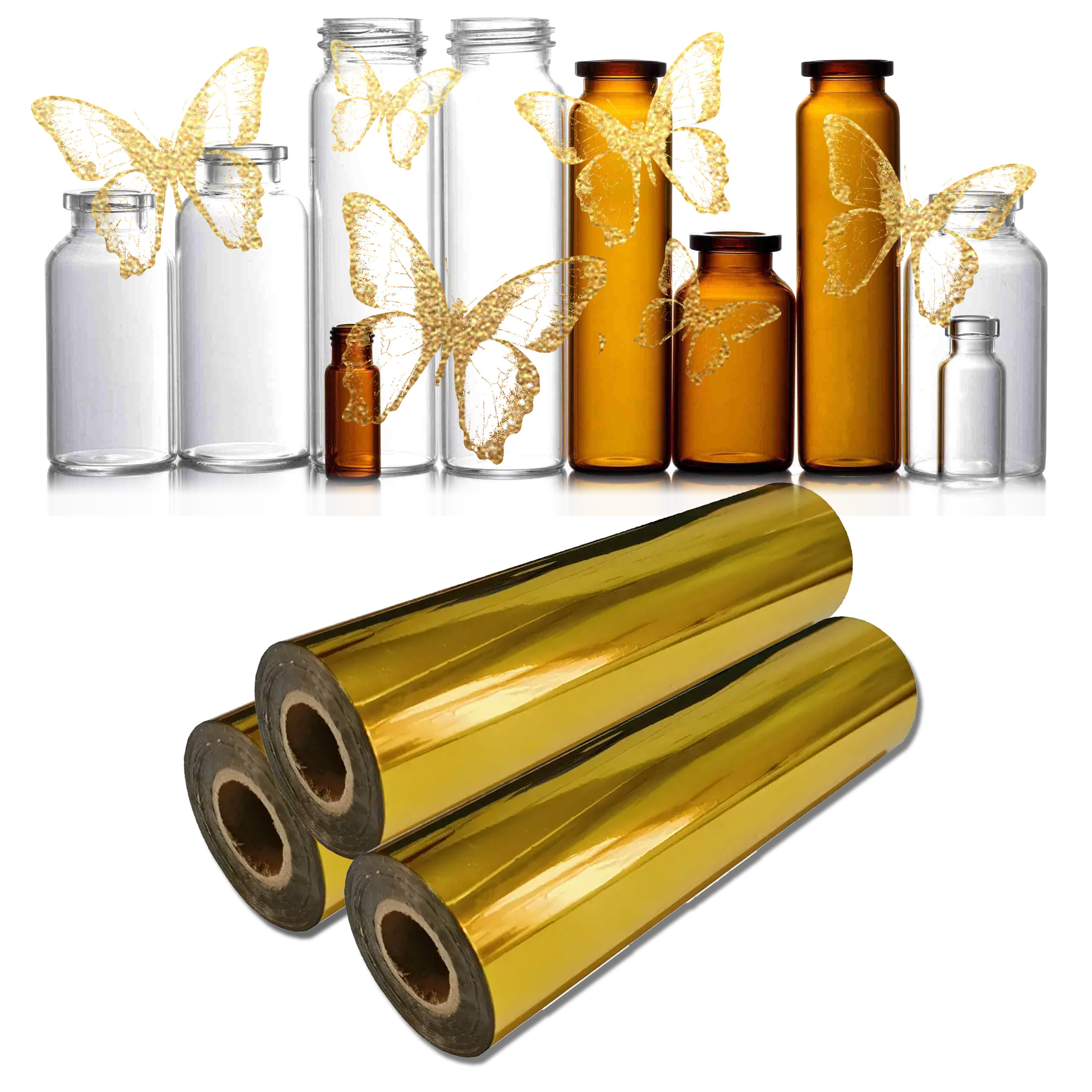 Hot Product golden uv dtf pet film Transfer Gold Silver Transparent Ab Pet Film Printing Dtf Uv Pet Film For Uv Dtf