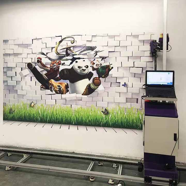 Environment friendly led uv curable ink faith mural wall printing machine at good price