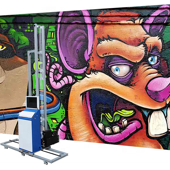 Big Sale 3d Effect Art Vertical Automatic Painting Machine Uv 2 In 1 Inkjet Wall Floor Printer