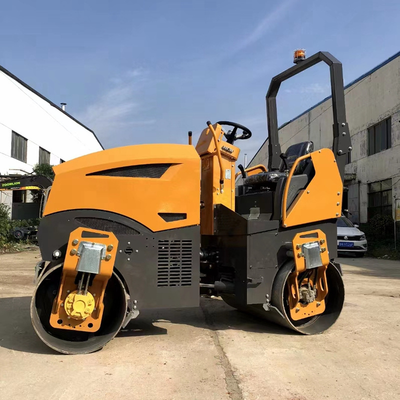 Earth moving Machinery 5 ton vibratory static steel small road roller price