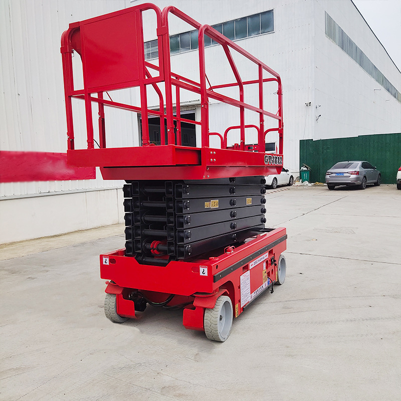 6-16 m Scissor lift scaffolding 18m 500kg Hydraulic electric lift mobile scissor shear fork wheel scissor lift platform