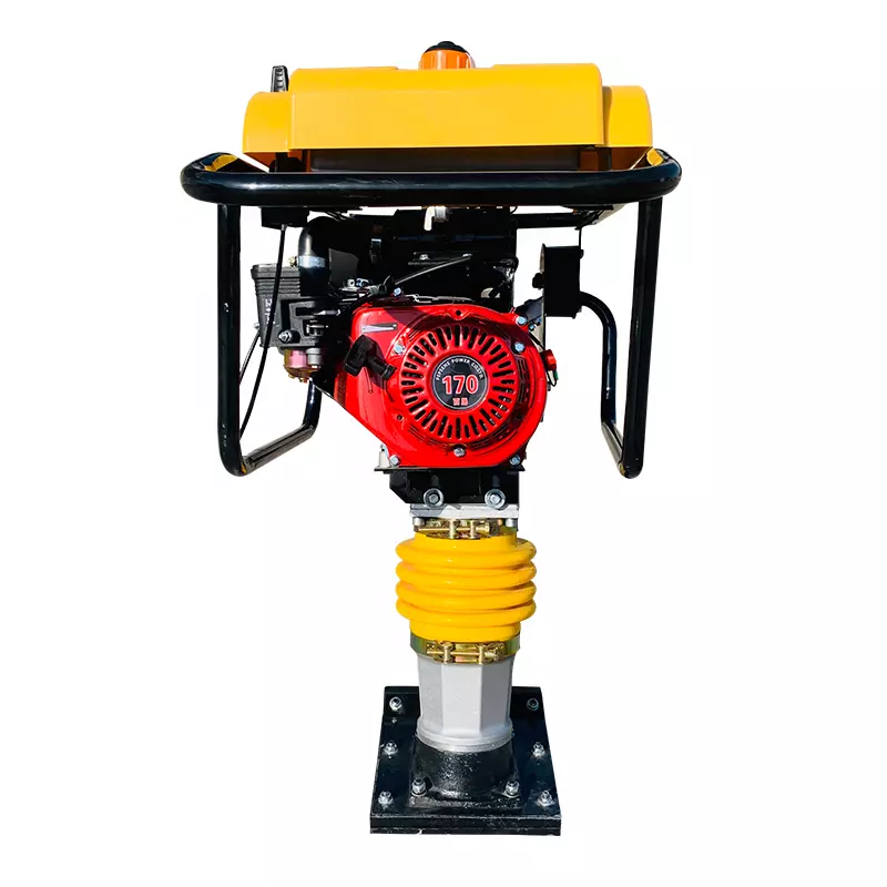 Gasoline power earth sand soil wacker impact jumping jack multiply compactor tamper vibrating tamping rammer