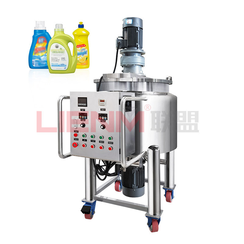 Factory electric heating and mixing tank for homogenizer mixer cosmetics liquid soap making machine