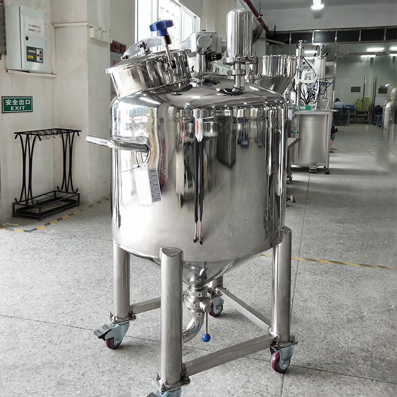 LIENM Mixing Equipment 1000 2000 Liters Stainless Steel Mixing Tank For Perfume Mixing Machine Alcohol Liquid Storage Tank