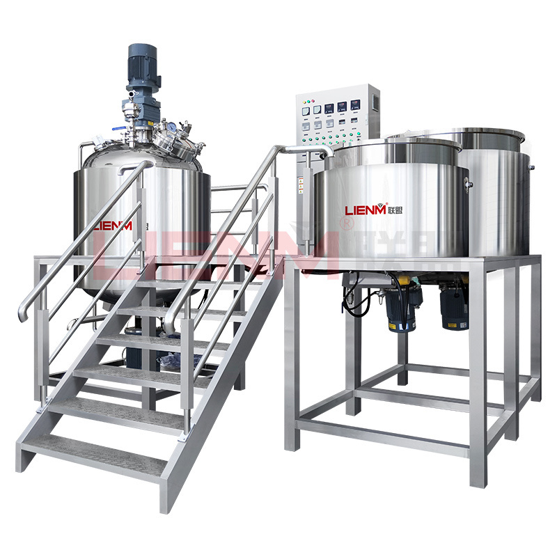 150L Cosmetics manufacturing equipment snail slime machine emulsifier snail slime extractor cosmetic cream making machine