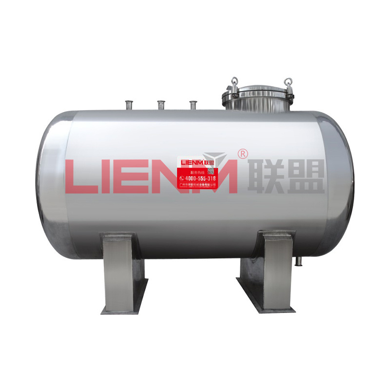 Factory Customized Homogenizer Liquid Fertilizer Storage Tank with Agitator Mixing Tank Steel 100l 200l Pneumatic Mixing Type