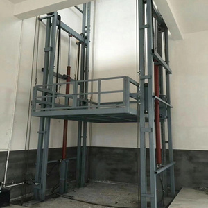 hydraulic goods lift warehouse cargo lift