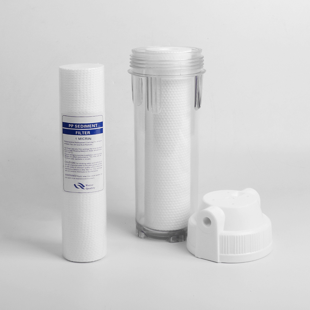 MSQ PP Melt Blown Filter Cartridge 5 10 20 30 40 Inch 1 3 5 10 Micron Yarn Cartridge Filter  for Water Treatment