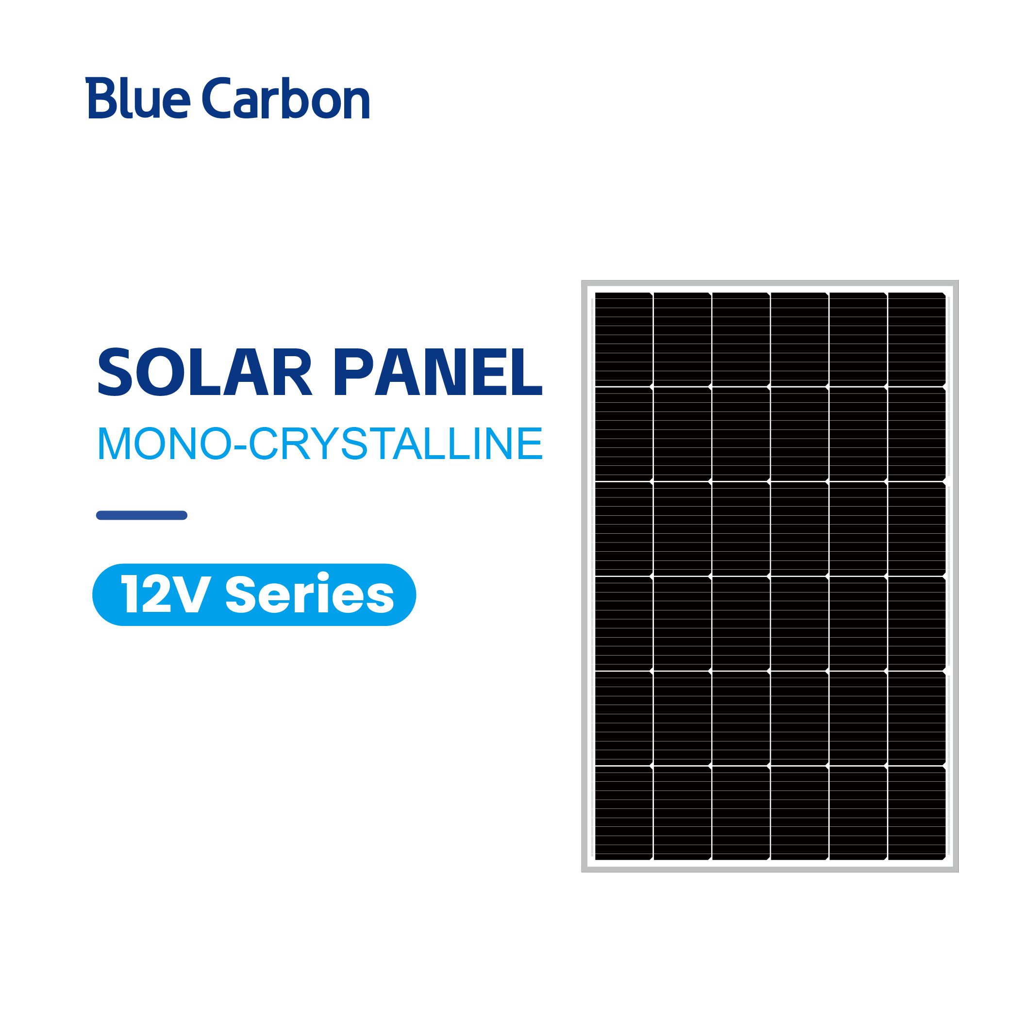 BLUE CARBON Free Shipping Mono Solar Panel 12V 440W Watt 24v Solar Panel 50w 60W 70W 80W 90W 100W 110W 120W 130W 140W