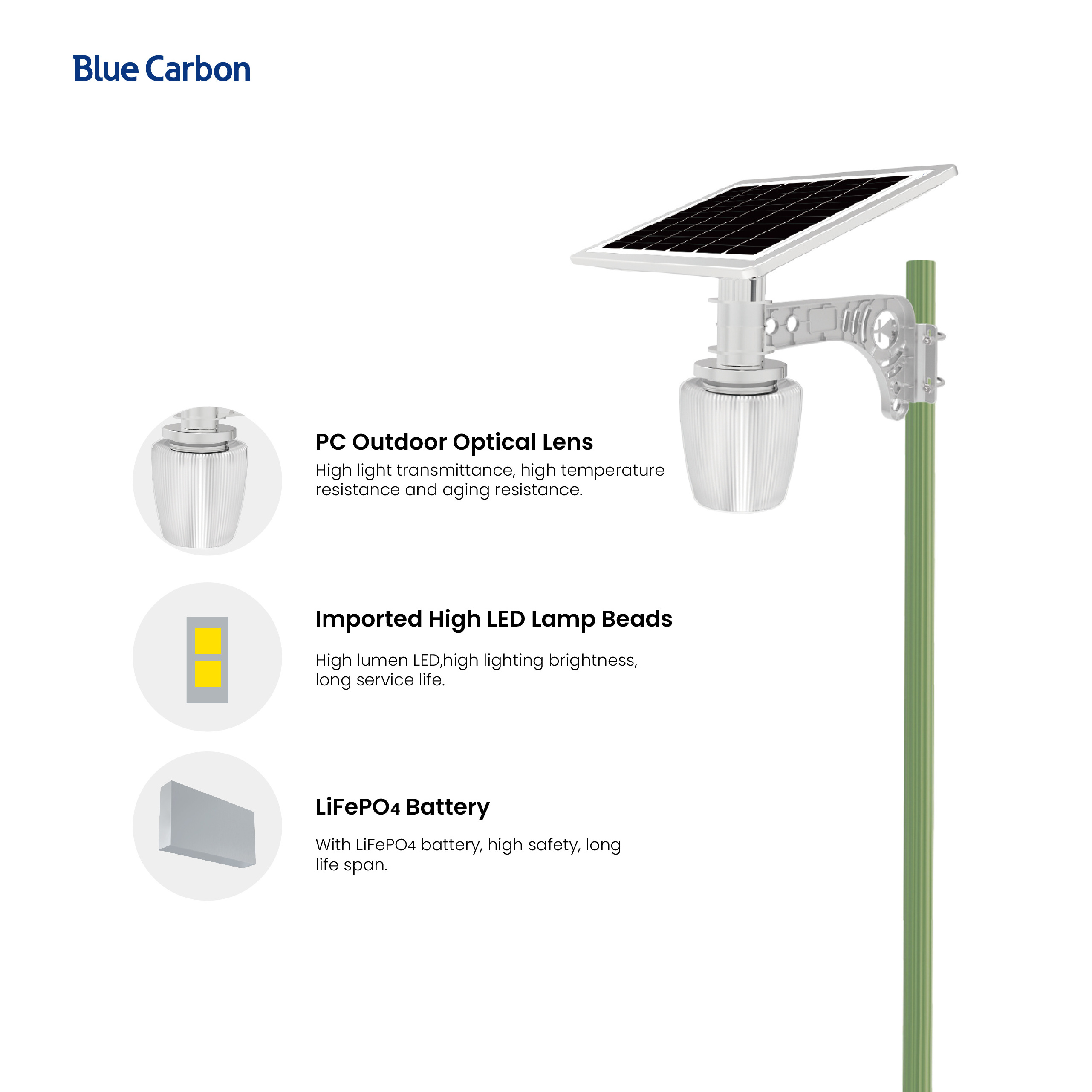 Manufacture solar led light garden outdoor for street