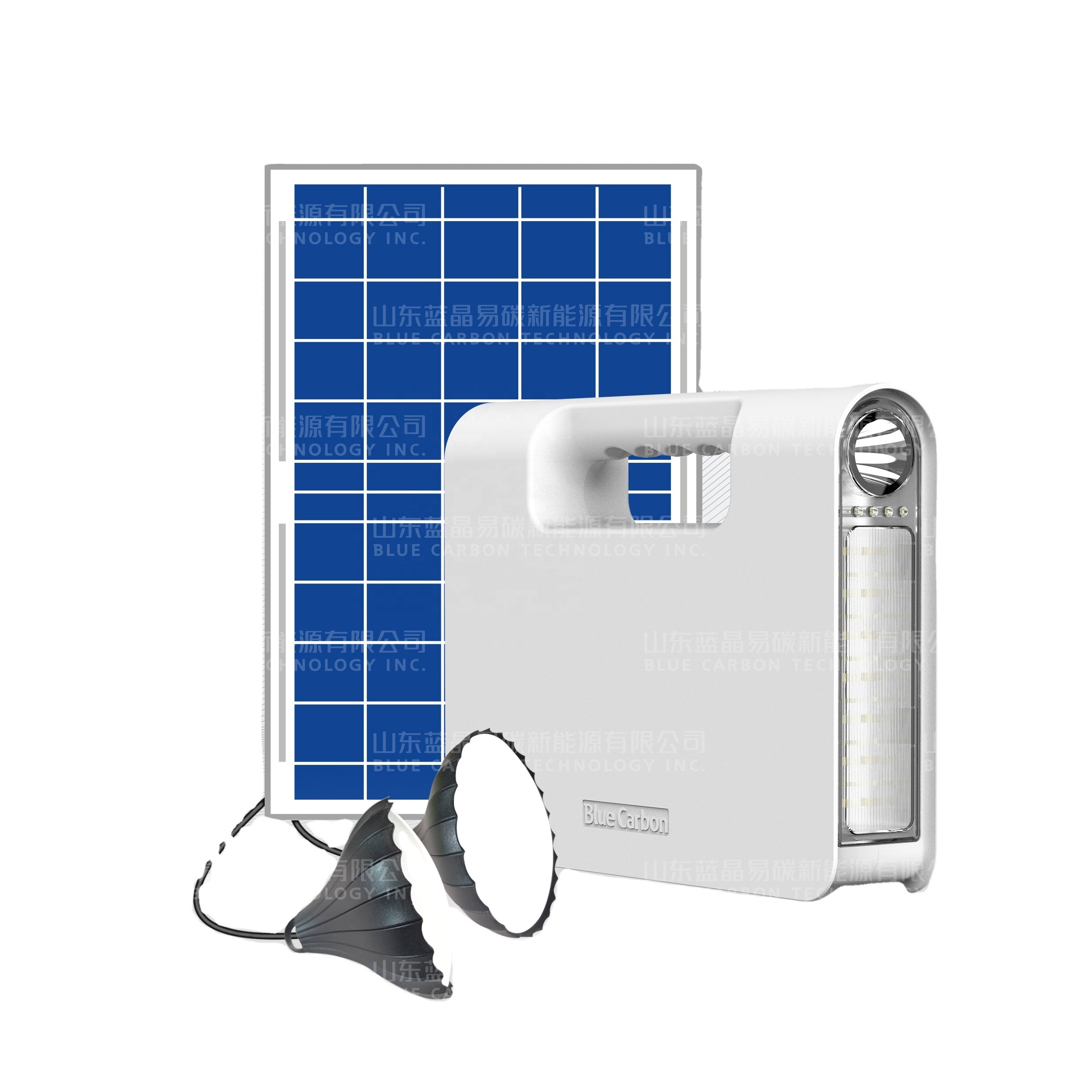 usb output portable emergency solar home lighting kit emergency light with solar panel charging for wholesale