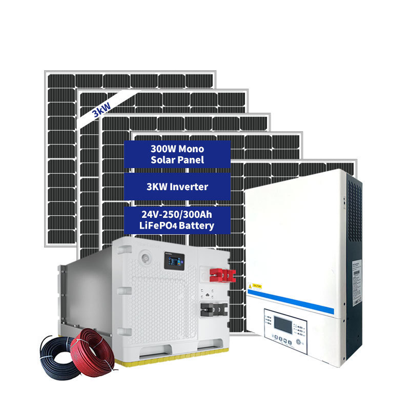 Blue Carbon Off Grid Solar System 3KW 5KW 10KW Home Solar Panel Kit 10kw 10 kw Solar Power System For Prefab Houses