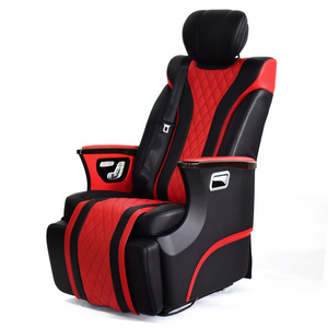 luxury Single electric car seats van seat customized seat for Toyota MPV with armrest legrest