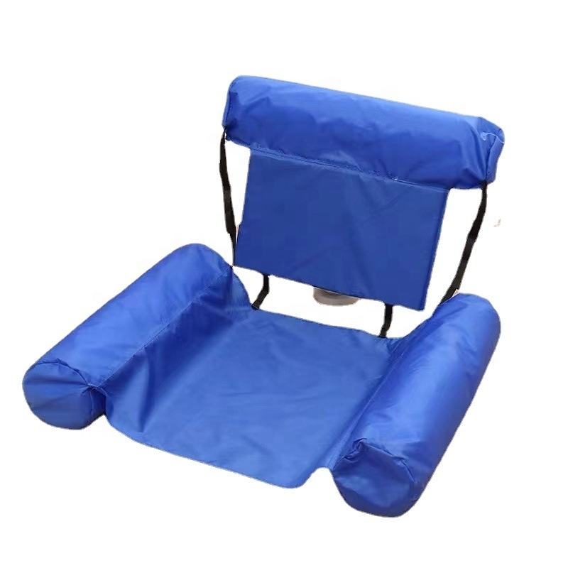 Outdoor Inflatable Blow up Chair Lightweight Air Hammock Foldable Water  Floating Row Recliner Inflatable Pool Chair