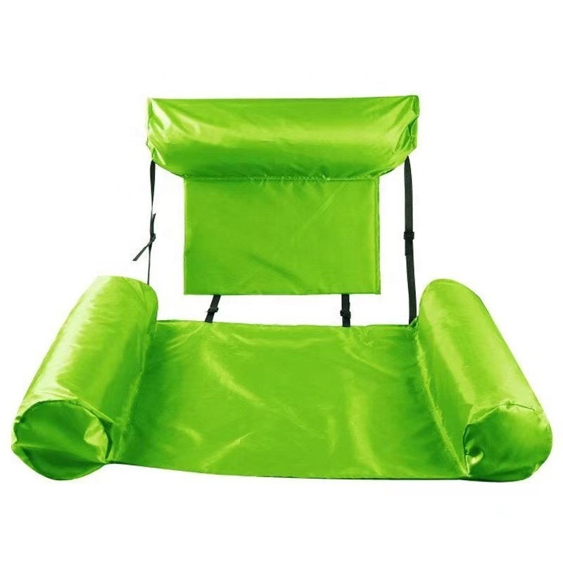 Outdoor Inflatable Blow up Chair Lightweight Air Hammock Foldable Water  Floating Row Recliner Inflatable Pool Chair