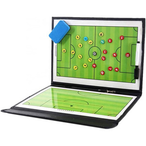 HOT PU Football Tactical Board With Dry Eraser Foldable Soccer Coaching Board Portable Magnet Boards