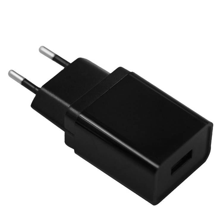 PC Fireproof Black White Wall Charger 2A EU US Plug USB Charger 5V 2.1A 10W Mobile Phone Charger