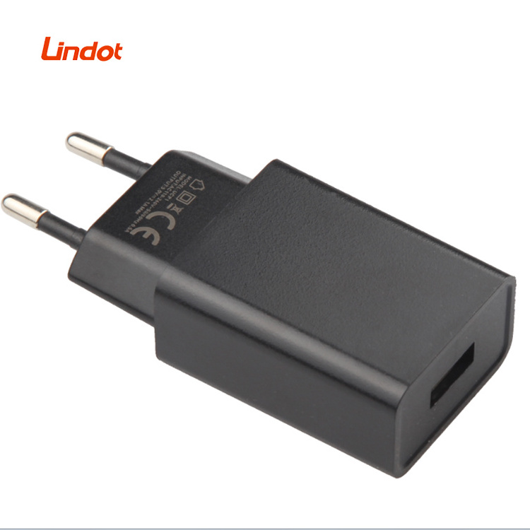 PC Fireproof Black White Wall Charger 2A EU US Plug USB Charger 5V 2.1A 10W Mobile Phone Charger