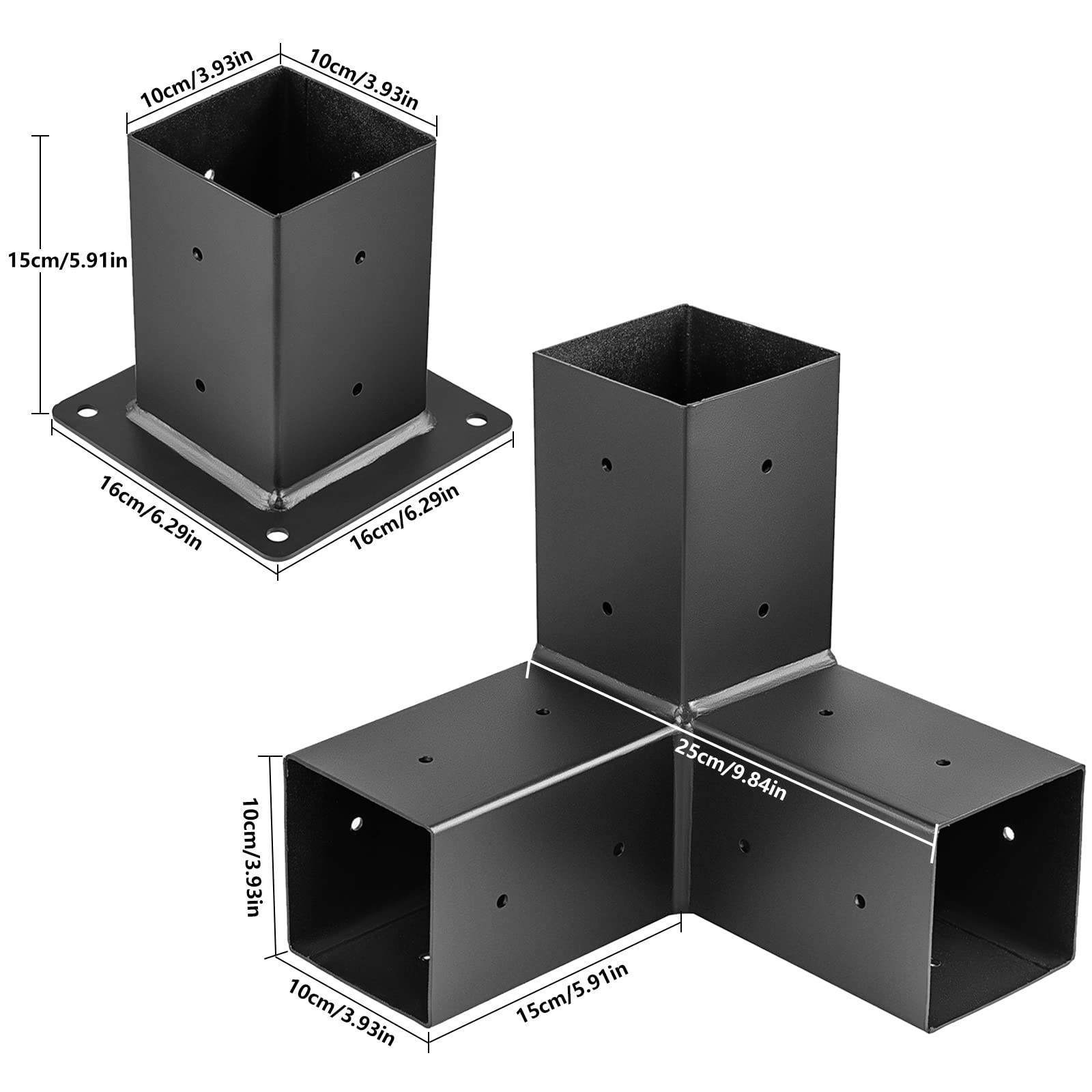 Pergola Brackets Angle Corner Bracket for Wood Beams Gazebo Pergola Kit Bracket