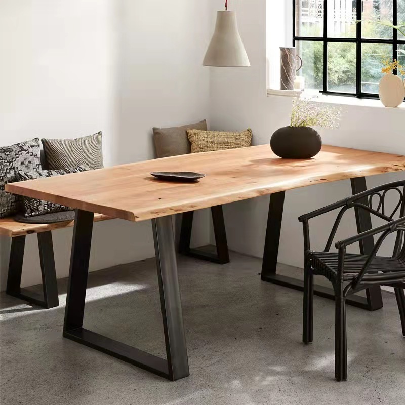 Modern Contemporary Metal Adjust Foot Leg Oem Steel Tube Furniture Black Spider Table Leg For Dining Table Coffee Table