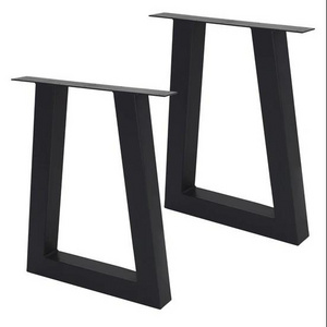 Modern Contemporary Metal Adjust Foot Leg Oem Steel Tube Furniture Black Spider Table Leg For Dining Table Coffee Table