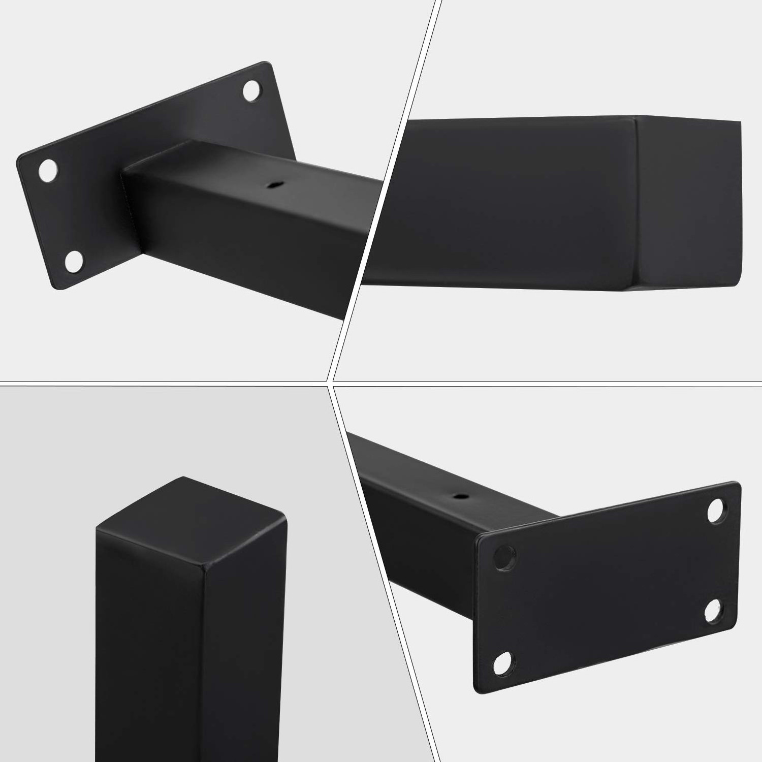 Wholesale Single-Side T Angle Custom I-Shape Holders Metal Concealed  Floating Adjustable Wall Mount Shelf Bracket