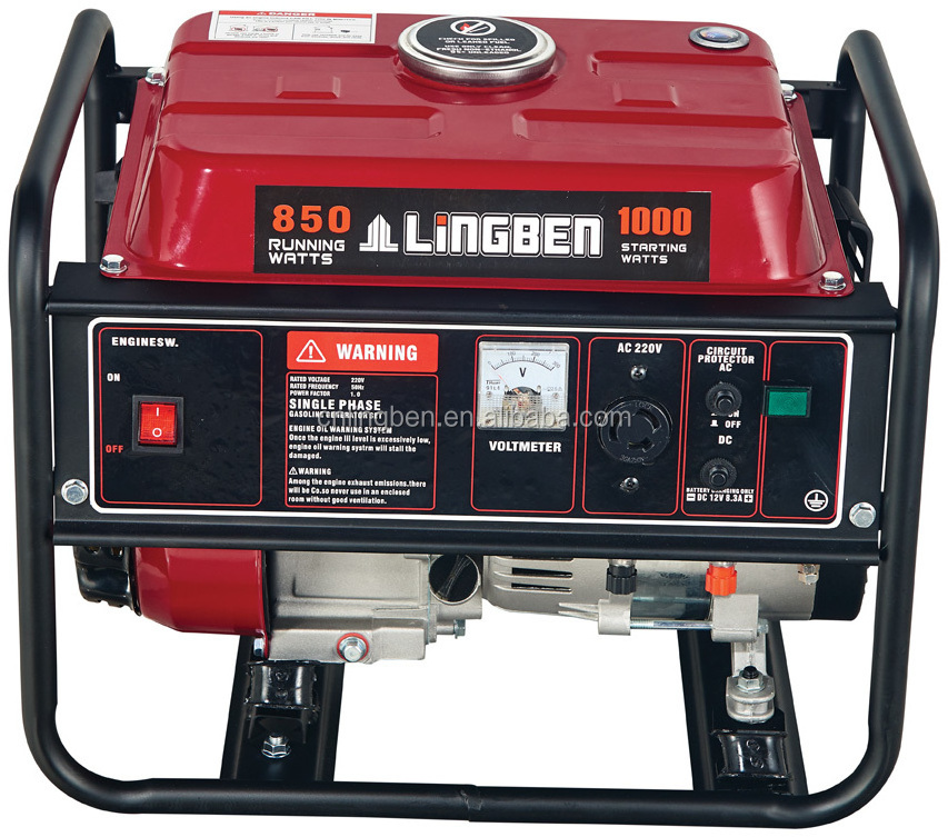 Lingben China OEM factory 1kva jet powered Portable petrol generator