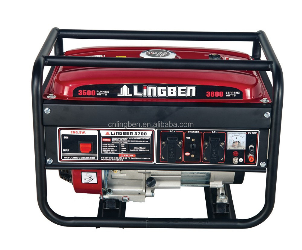 Lingben China taizhou 1.5kw 2kw 2.5kw lpg gas generator price for home use