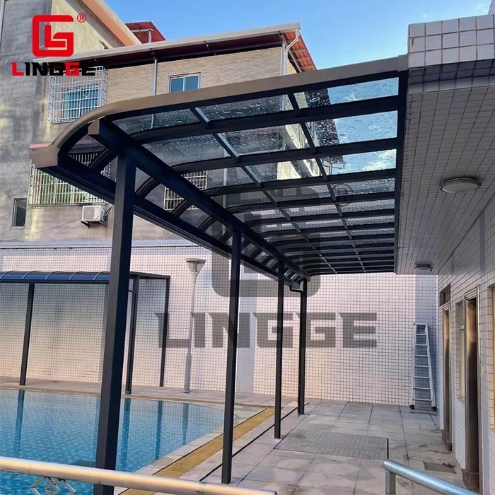 Wholesale Customized Size Outdoor Aluminum Canopy Polycarbonate Roof Patio Cover