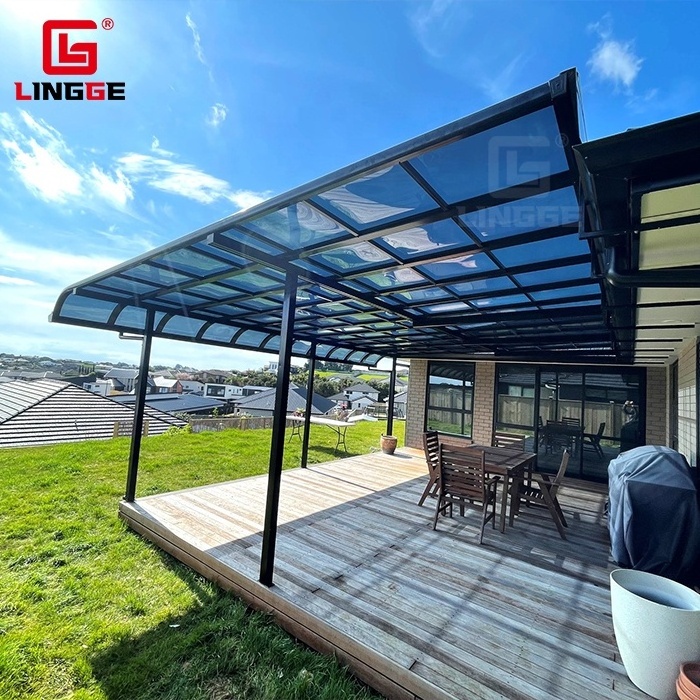 Terrace Patio Cover Customized Outdoor Aluminum Awning Villa Waterproof Balcony Canopy