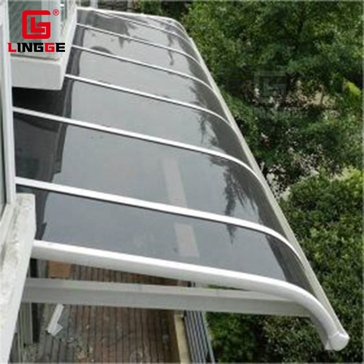 Courtyard Waterproof Patio Awning Cover Anti-ultraviolet PC Endurance Plate Cannopy Awnings