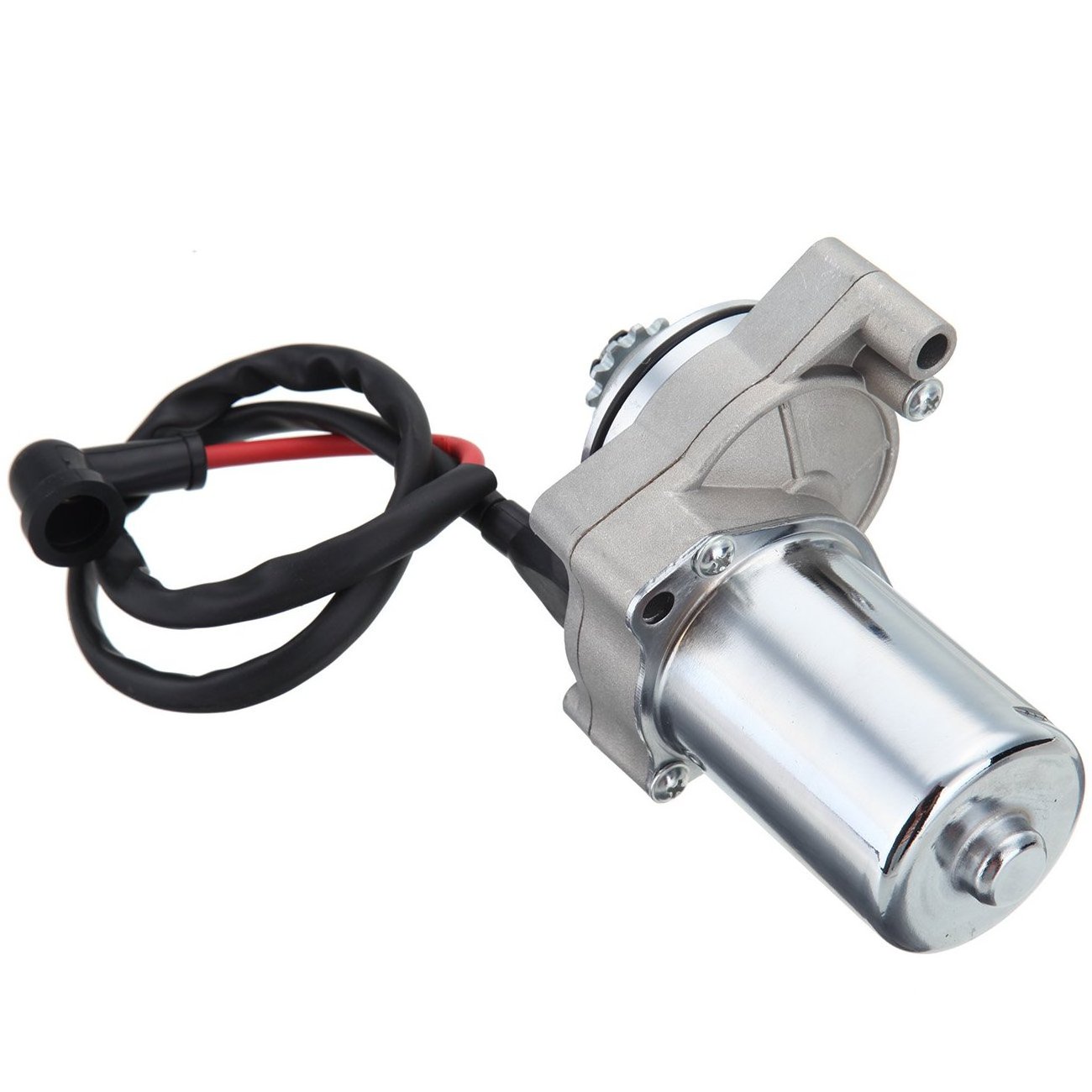 LH Starter Motor for Ridgeyard Motorcycle Bike Quad 3 Bolt Top Mount Starter For 50cc 70cc 90cc 110cc 125cc 4 Stroke Engine