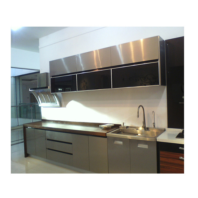 China kitchen cabinet factory new model aluminum kitchen cabinet with kitchen cabinet hinges