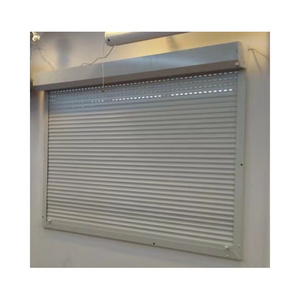 Electric aluminum window and door roller shutter for interior and exterior use