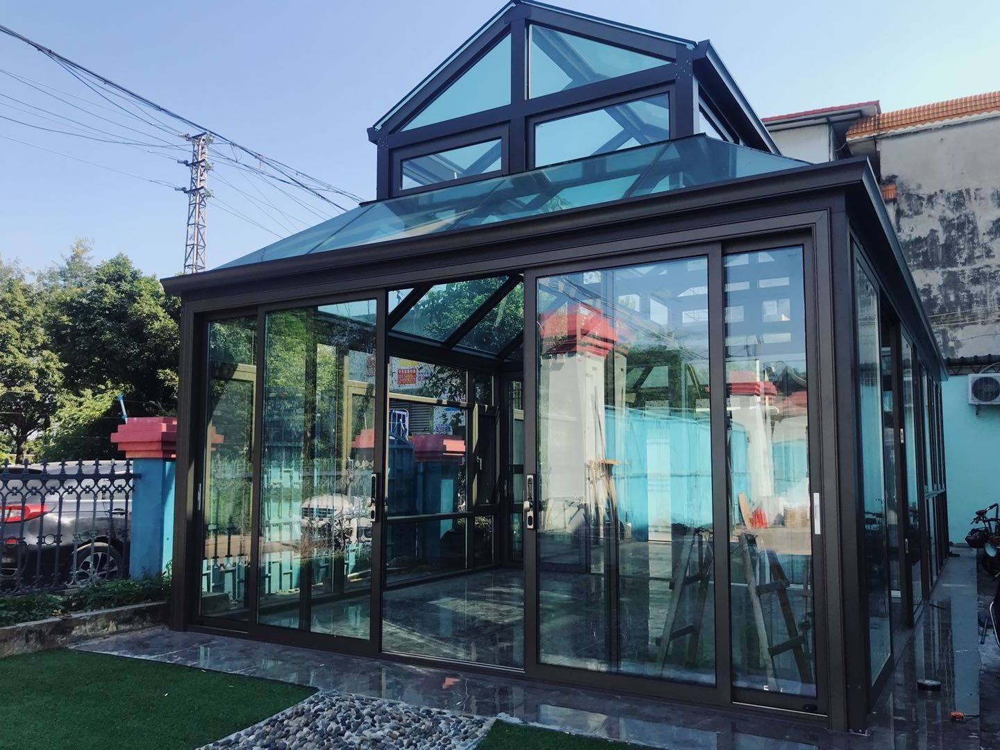 Aluminum sun room glass garden room outdoor good quality