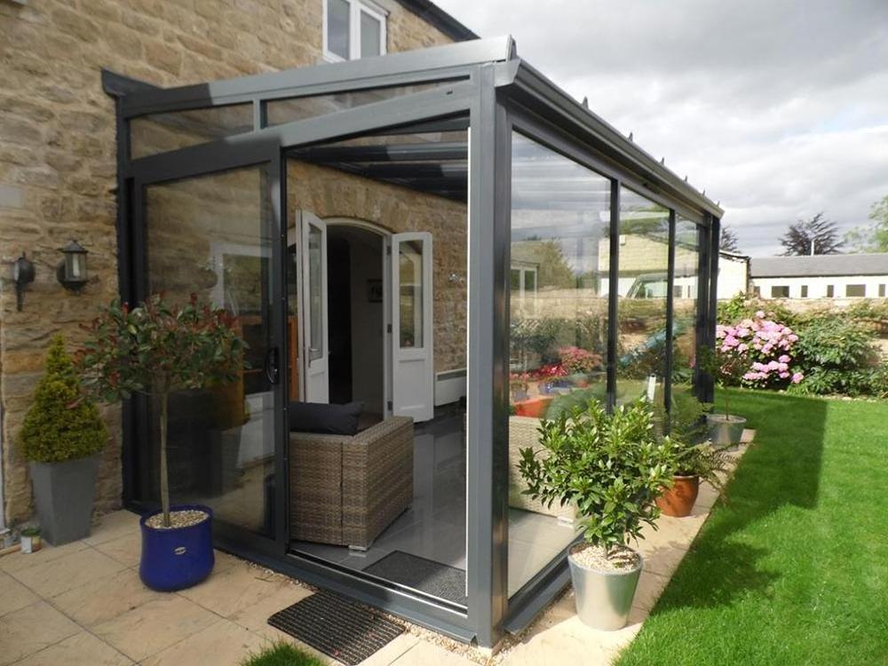 Factory sale luxury Prefabricated aluminum frame glass sunroom