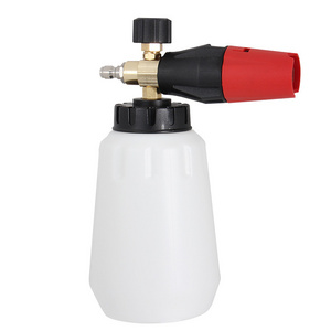 Lingzhen Commercial Foam Cannon Pressure Washer High Quality Brass Large Mout Bottle Car Detail Electric