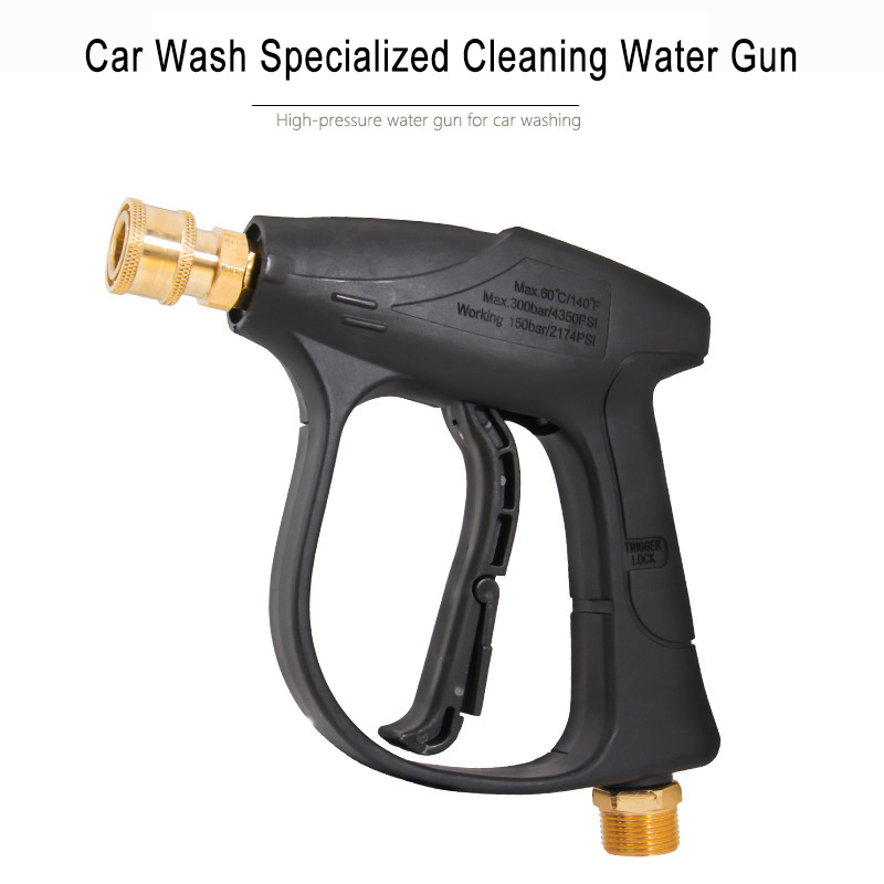 Lingzhen High Pressure Washer Gun 4350PSI, Car Washer Gun Spray Gun M22 Quick Connection For Car Pressure Power Washers