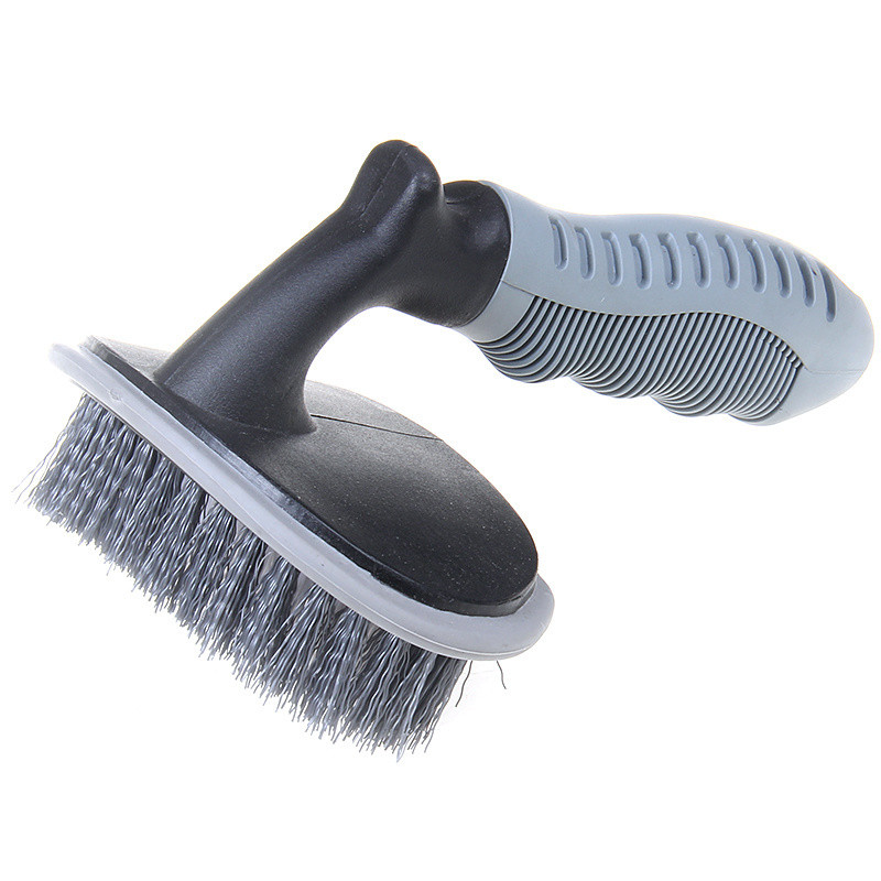 Car Wheel Cleaner Brush Scrub Tire Shine Brush for Auto Vehicle Engine Motorcycle Car Brush