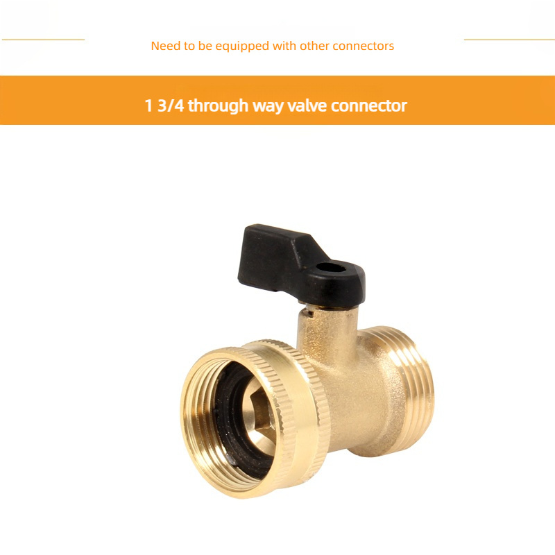 garden hose connector heavy duty garden hose shut off valve 1 way soild brass